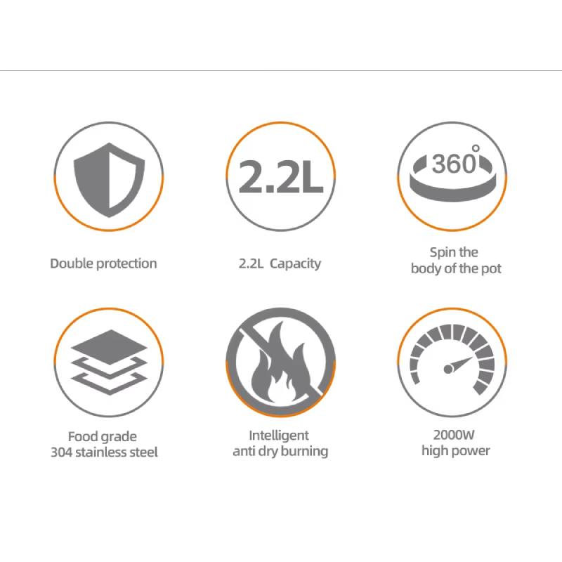 غلاية كهربائية HY-8940 (4) غلاية كهربائية HY-8940 (4)