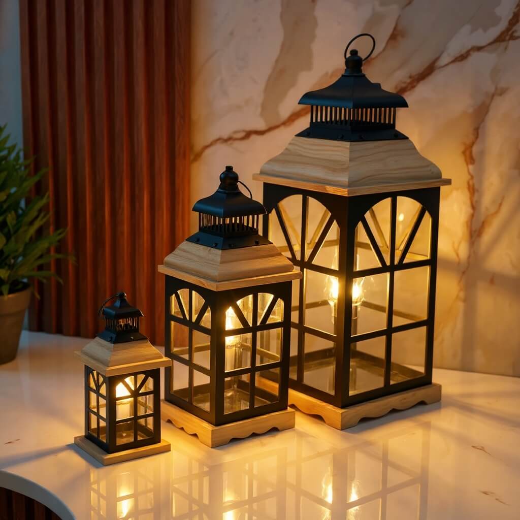 فانوس رمضاني بتصميم عصري