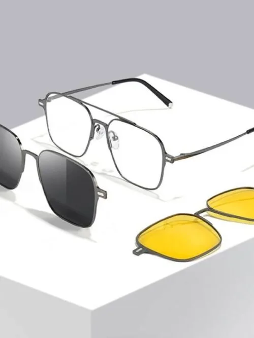 نظارة مغناطيسية 3 في1