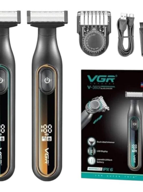 ماكينة تشذيب شعر اللحية لاسلكية V-360