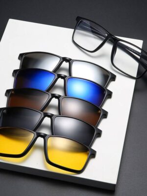 نظارة مغناطيسية 5 في 1