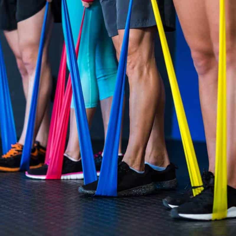 5 أحزمة مطاطية تمارين مقاومة
