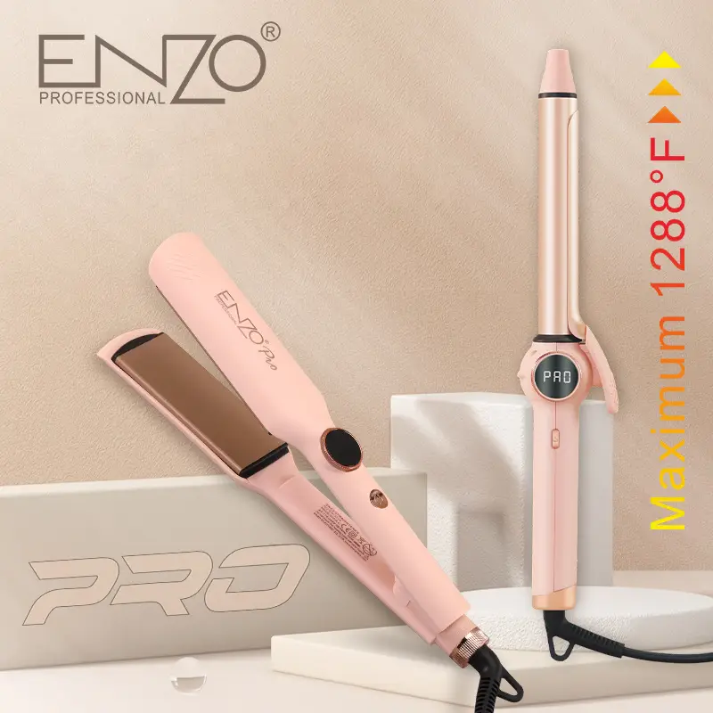 مجموعة تصفيف الشعر الاحترافي إنزو بروفيشنال 2 في 1 EN-3314