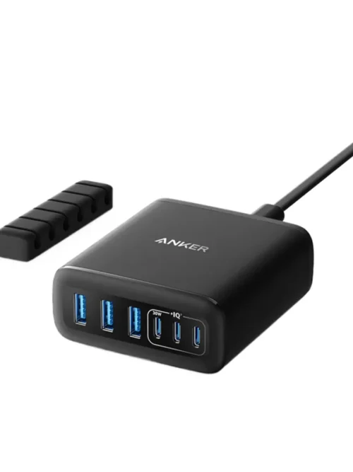 شاحن أنكر 112 واط متعدد بـ 6 منافذ