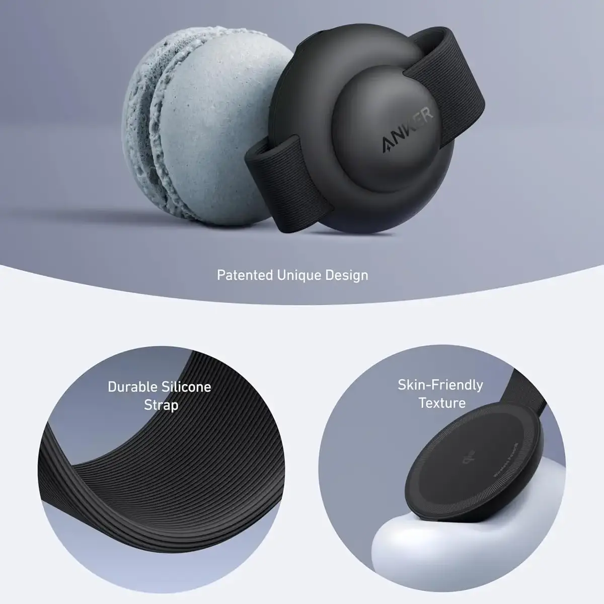 شاحن لاسلكي أنكر 3 في 1 قابل للطي 15 واط