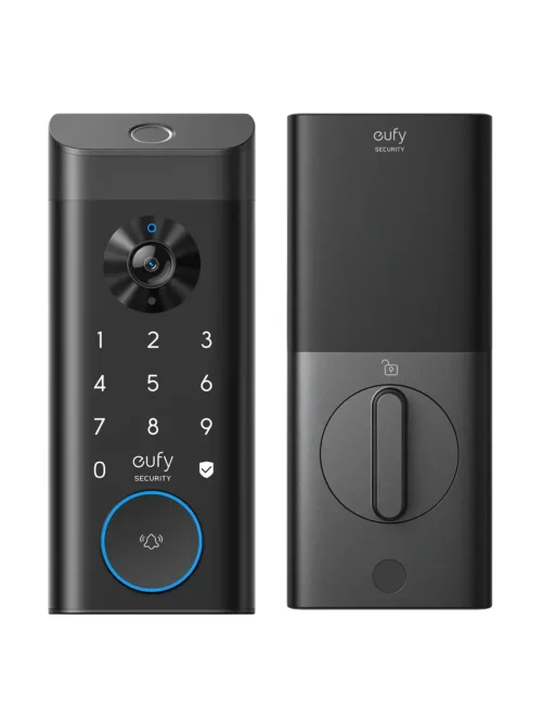 قفل باب ذكي مع كاميرا وبصمة 3 في 1 E330