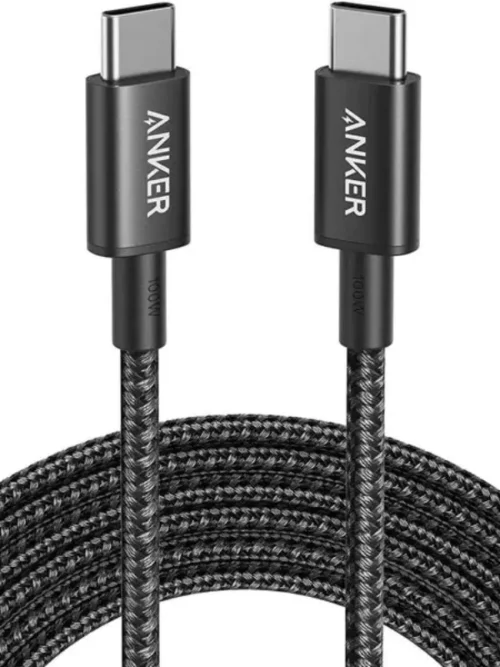 كيبل أنكر USB-C to USB-C بقوة 60 واط