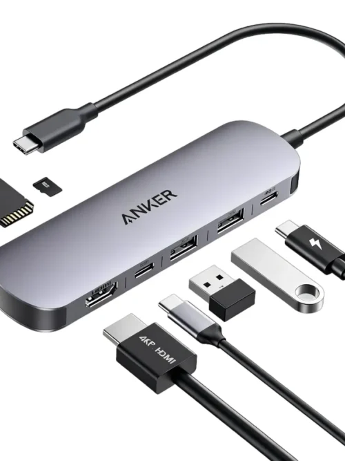 موزع أنكر USB-C متعدد المنافذ 7 في 1 بدقة 4K